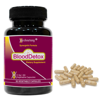 BloodDetox – Herbal Blood Cleanser for Total Wellness|180 Veg Capsules Triple Value Pack