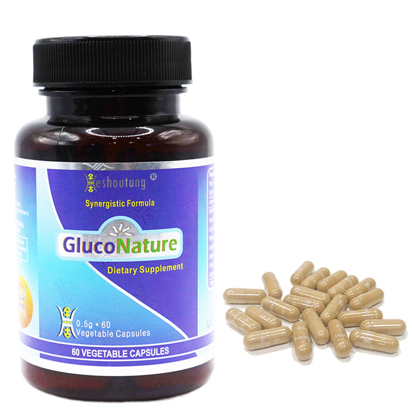 GlucoNature|Proven Blood Sugar Optimizer|12+ Years of Trust|60 Veg Capsules Starter Pack