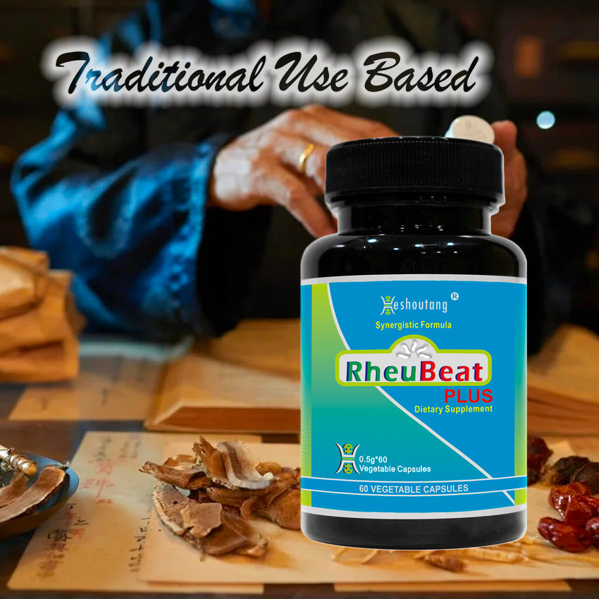 RheuBeatPlus – Market-Proven Herbal Blood Flow Optimizer|Support Circulation, Relieve Pain, and Boost Cardiovascular Health Naturally|180 Vagetable Capsules Triple Value Pack